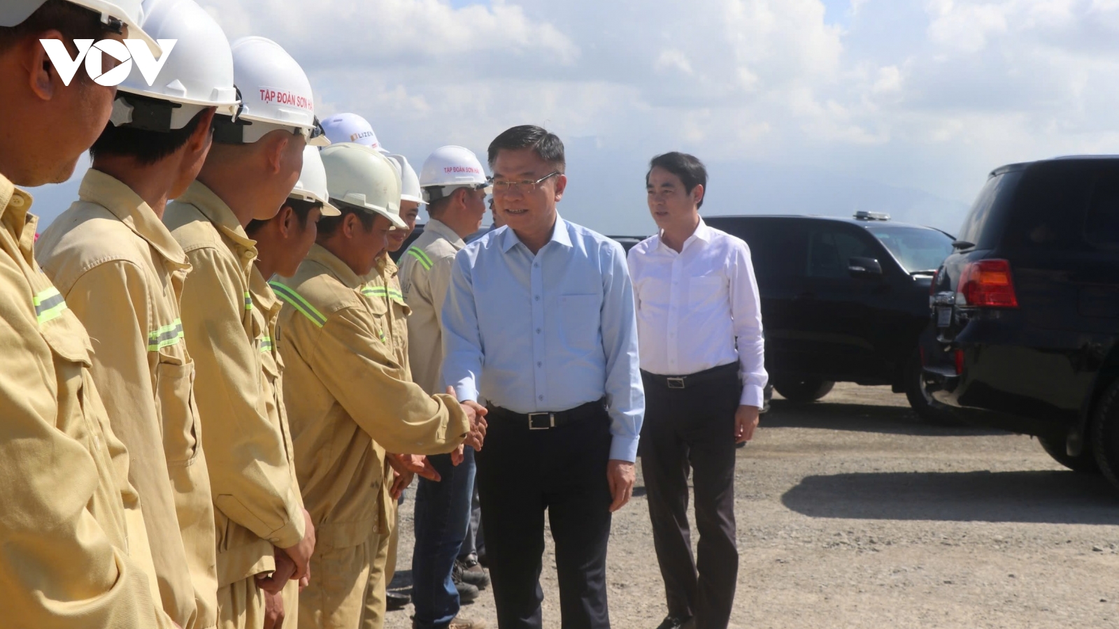 Phó Thủ tướng Lê Thành Long kiểm tra các dự án cao tốc tại Nam Trung Bộ